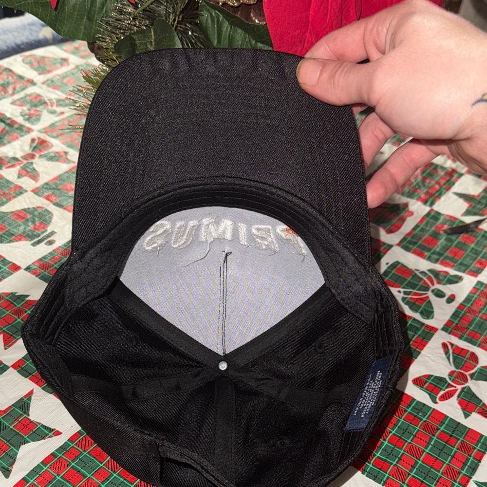 Black PRIMUS Velcro back Cap - Picture 4 of 4